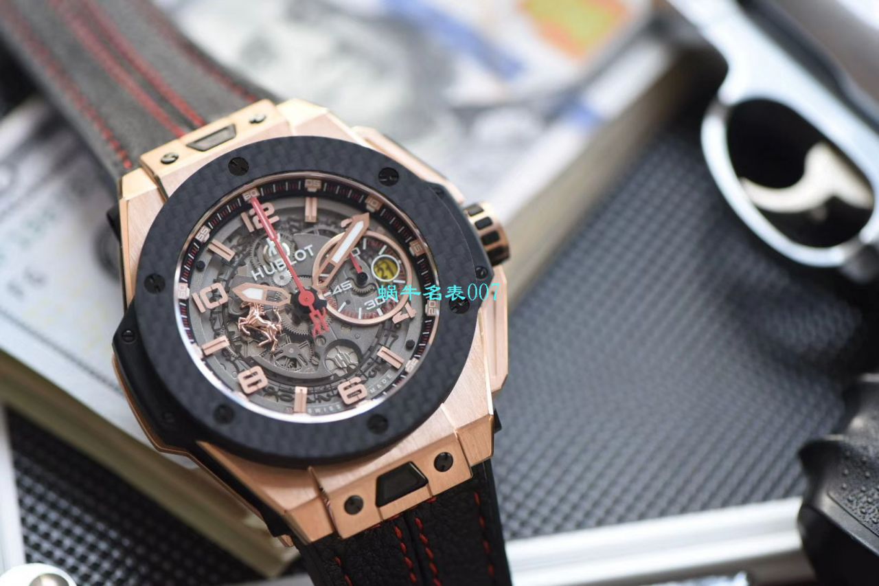 V6 Factory 王金降临 top 复刻 hublot 法拉利Hublot Big Bang Ferrari Titanium F7系列401.OQ.0123.VR wrist watch  / YUB078V6