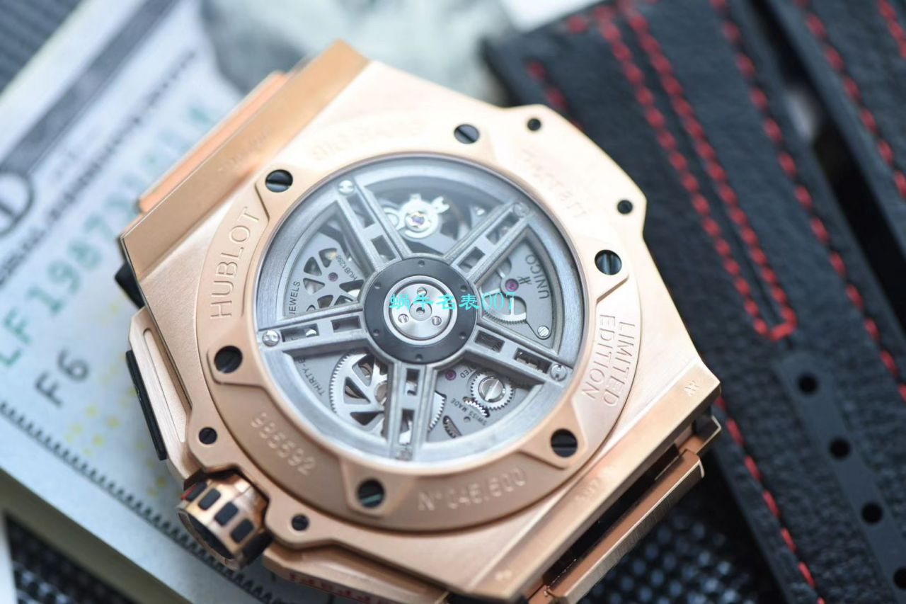 V6 Factory 王金降临 top 复刻 hublot 法拉利Hublot Big Bang Ferrari Titanium F7系列401.OQ.0123.VR wrist watch  / YUB078V6