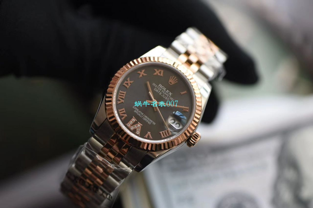 台湾 Factory  top 复刻高仿 Rolex 女装  Datejust 31毫米系列178271 wrist watch  / R530