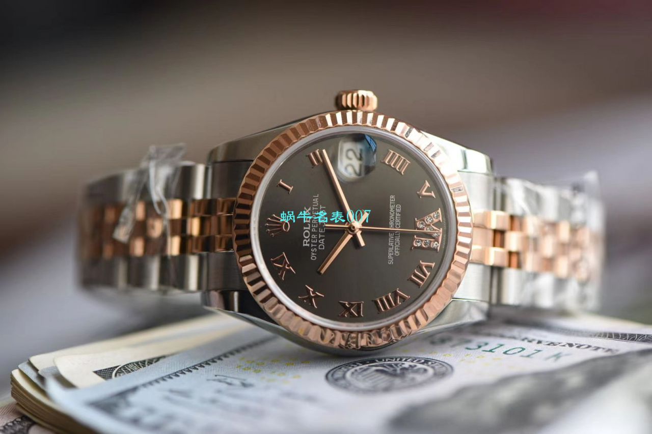 台湾 Factory  top 复刻高仿 Rolex 女装  Datejust 31毫米系列178271 wrist watch  / R530