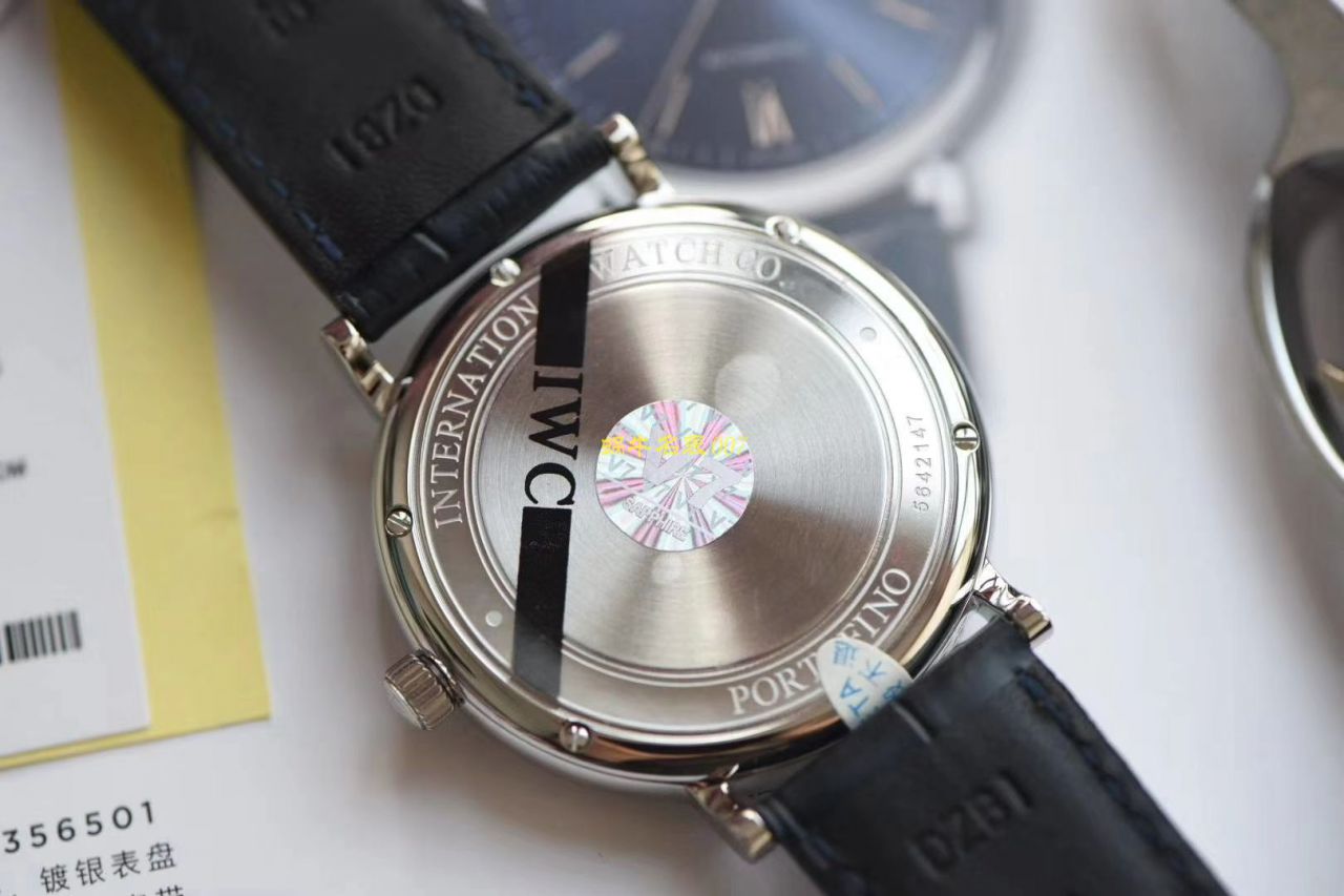 V7 Factory 超A高仿IWC IWC 柏涛菲诺IW356523 wrist watch 专柜最新款波涛菲诺蓝面金针 / WG512