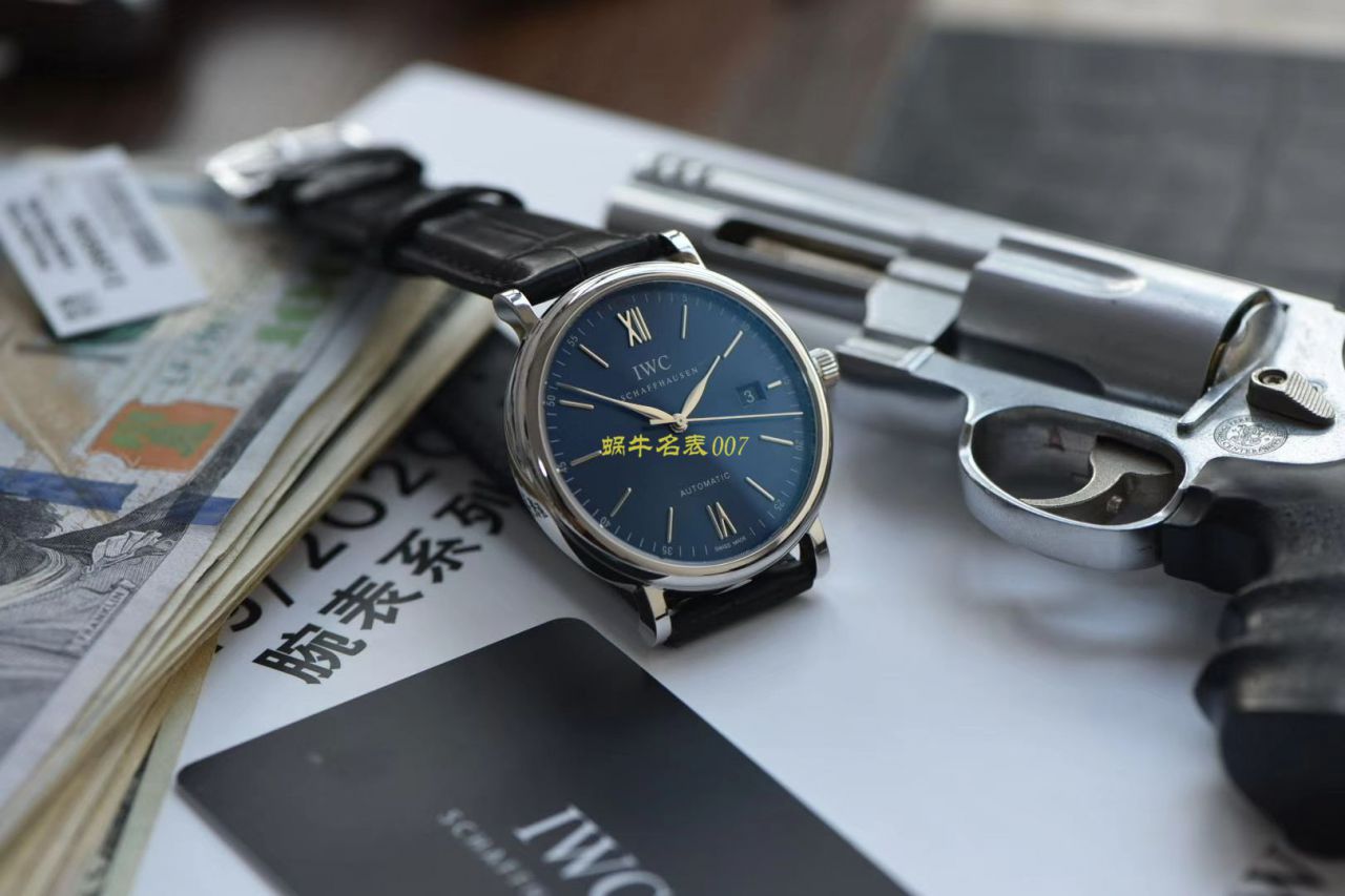 V7 Factory 超A高仿IWC IWC 柏涛菲诺IW356523 wrist watch 专柜最新款波涛菲诺蓝面金针 / WG512