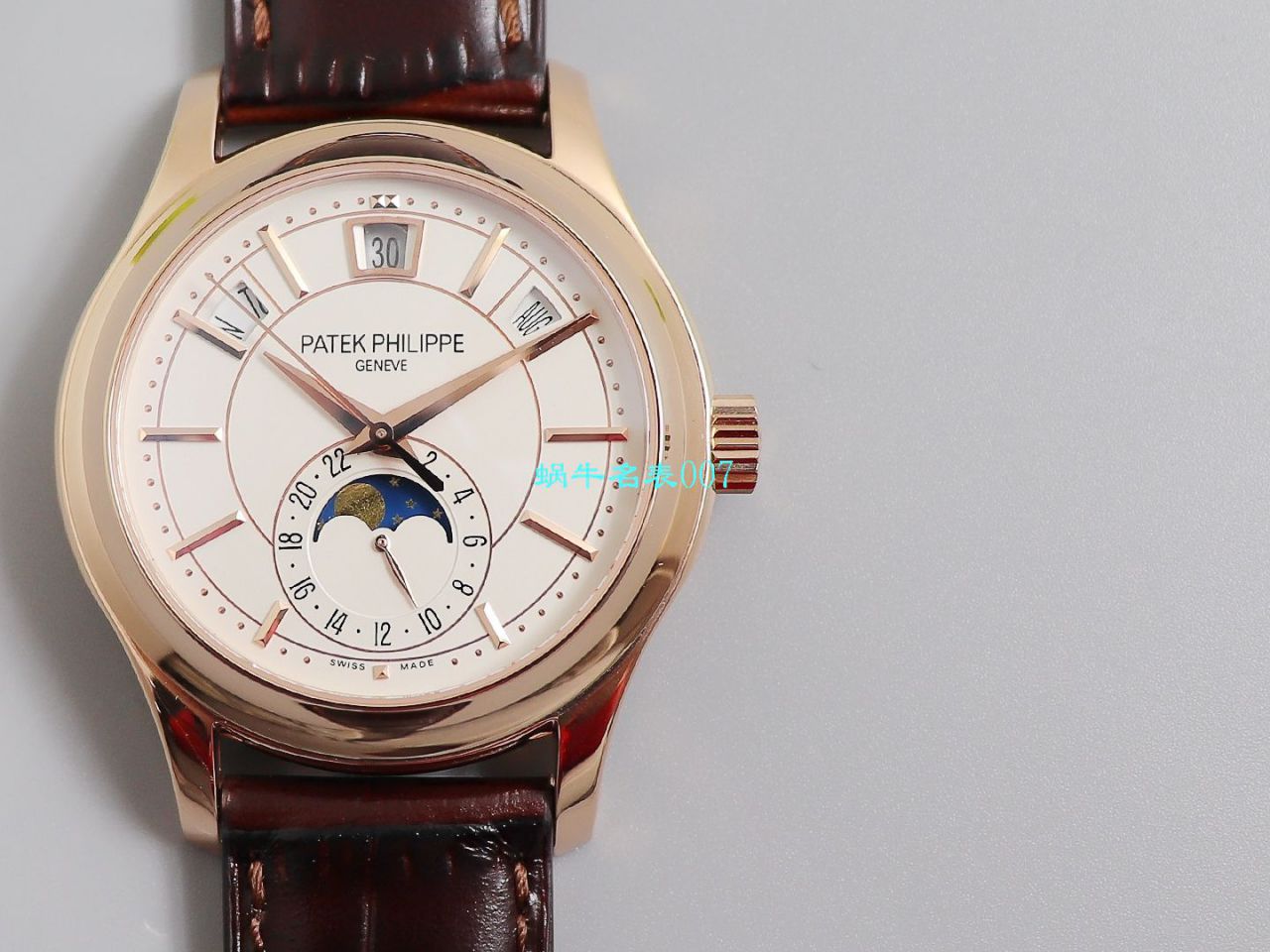 GR Factory  top 复刻高仿表 PATEK PHILIPPE 复杂功能时计系列5205R-001 wrist watch  / BD270