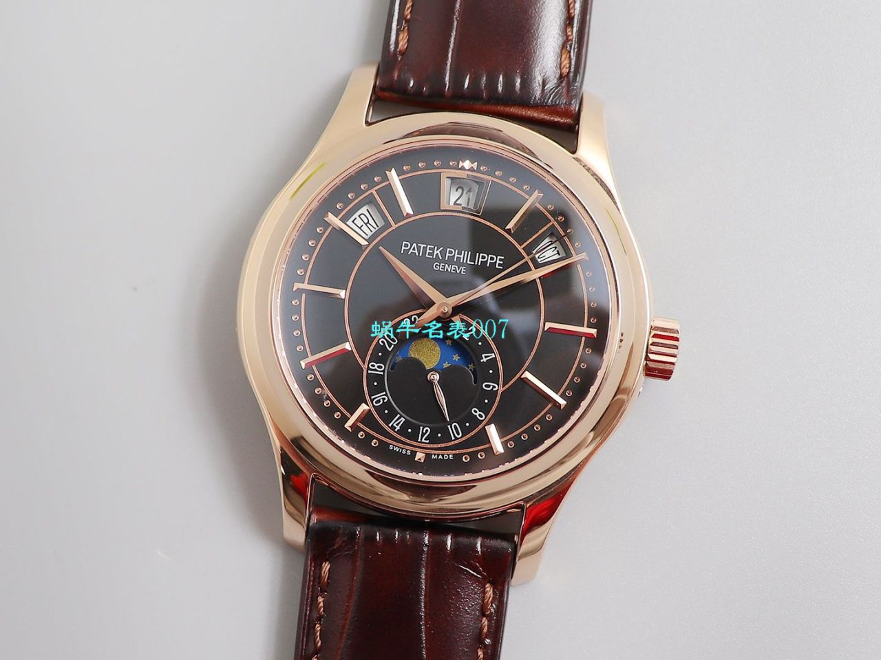 GR Factory  top 复刻高仿表 PATEK PHILIPPE 复杂功能时计系列5205R-001 wrist watch  / BD270