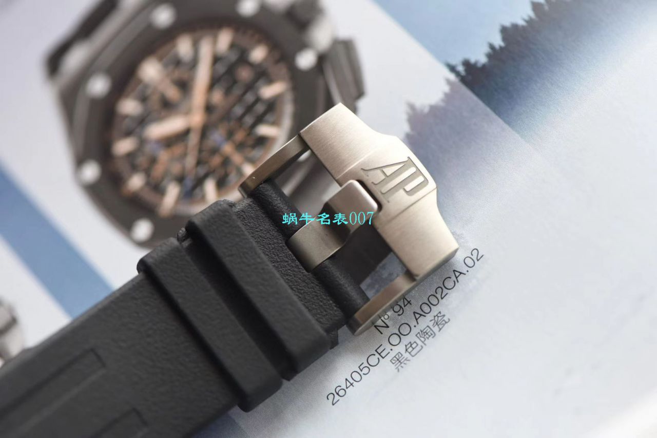  Video analysis JF Factory 官网复刻高仿Audemars Piguet  Royal Oak Offshore 系列26405CE.OO.A002CA.02 wrist watch  / AP125JF