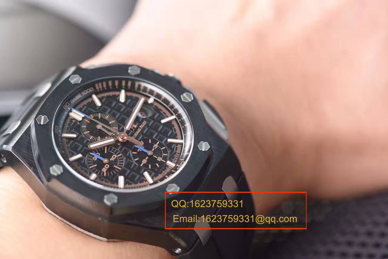  Video analysis JF Factory 官网复刻高仿Audemars Piguet  Royal Oak Offshore 系列26405CE.OO.A002CA.02 wrist watch  / AP125JF