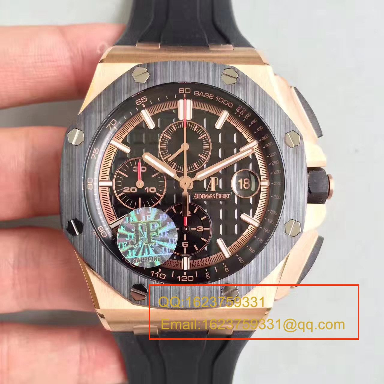  Video analysis JF Factory 官网复刻高仿Audemars Piguet  Royal Oak Offshore 系列26405CE.OO.A002CA.02 wrist watch  / AP125JF