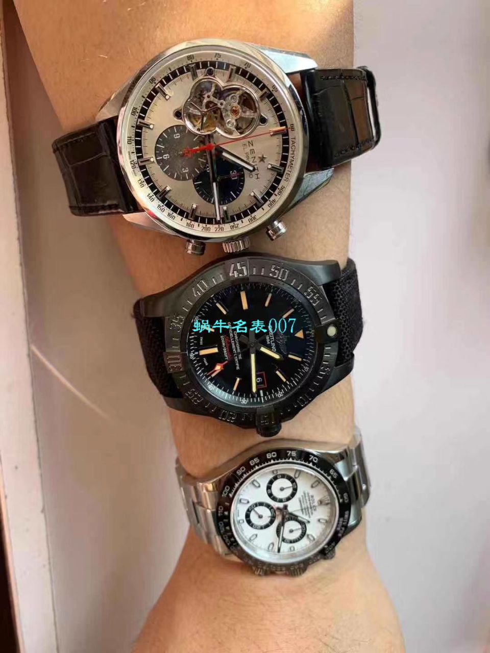 【 Video analysis 专柜原单 Breitling 复仇者黑鸟】 Breitling 机械计时系列V1731110/BD74/109W/M20BASA.1 wrist watch  / BL093