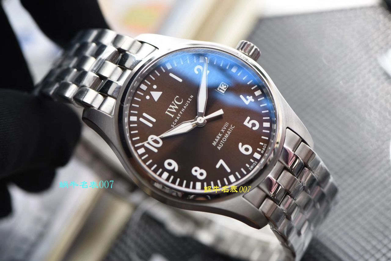 视频讲解V7 Factory 超A高仿IWC IWC 飞行员 MARK XVII IW327011 wrist watch  / WG371V7