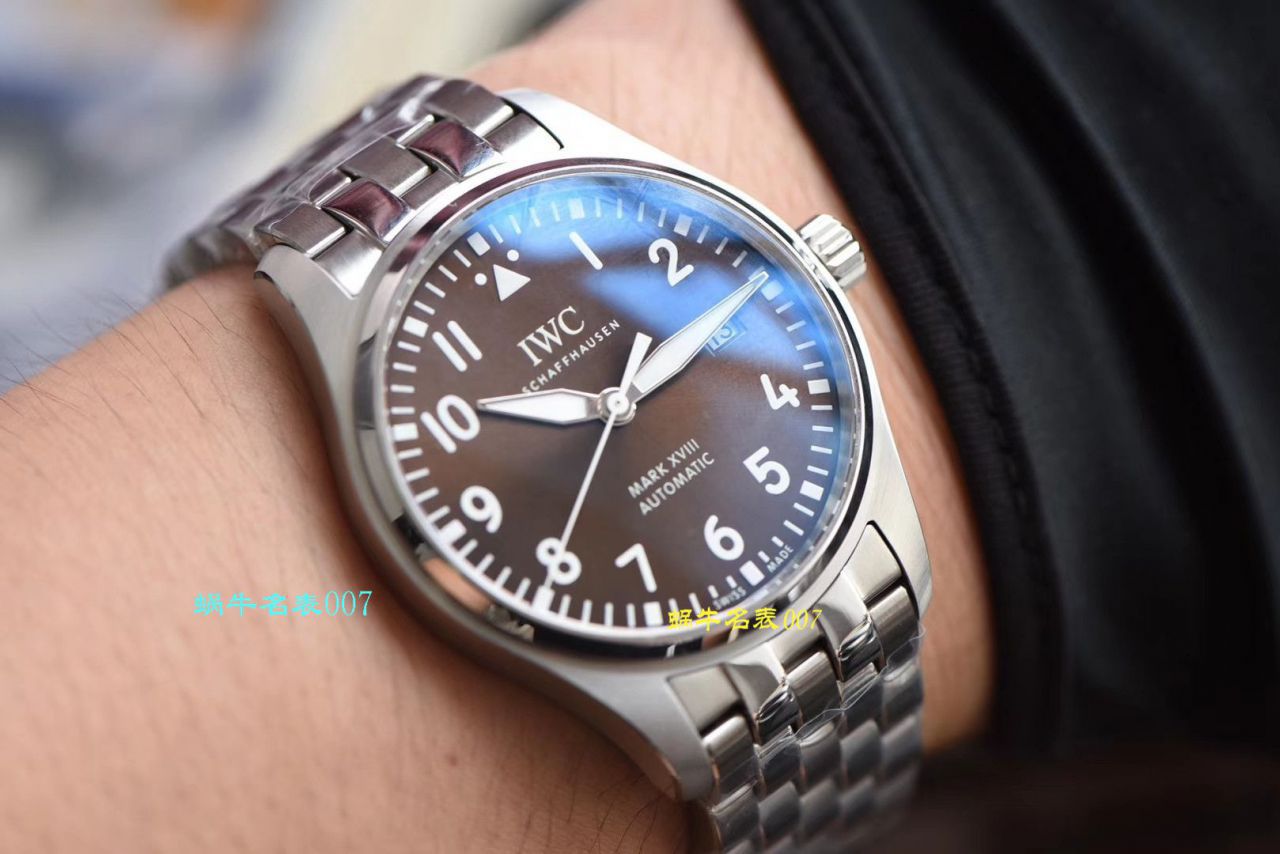 视频讲解V7 Factory 超A高仿IWC IWC 飞行员 MARK XVII IW327011 wrist watch  / WG371V7