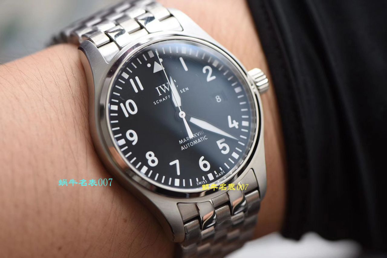 视频讲解V7 Factory 超A高仿IWC IWC 飞行员 MARK XVII IW327011 wrist watch  / WG371V7