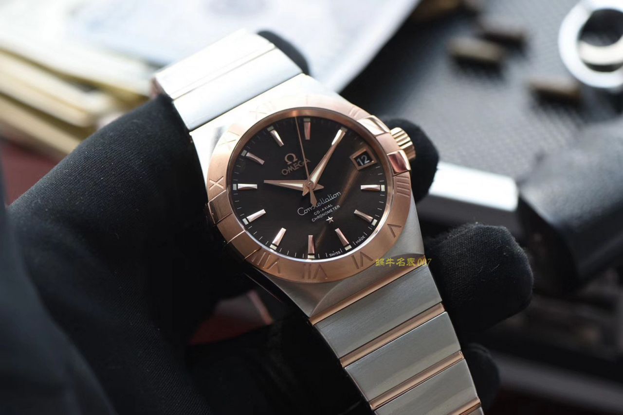  Video analysis VS Factory 超A高仿OMEGAOMEGA Constellation 38毫米123.20.38.21.08.001 wrist watch  / M606VS