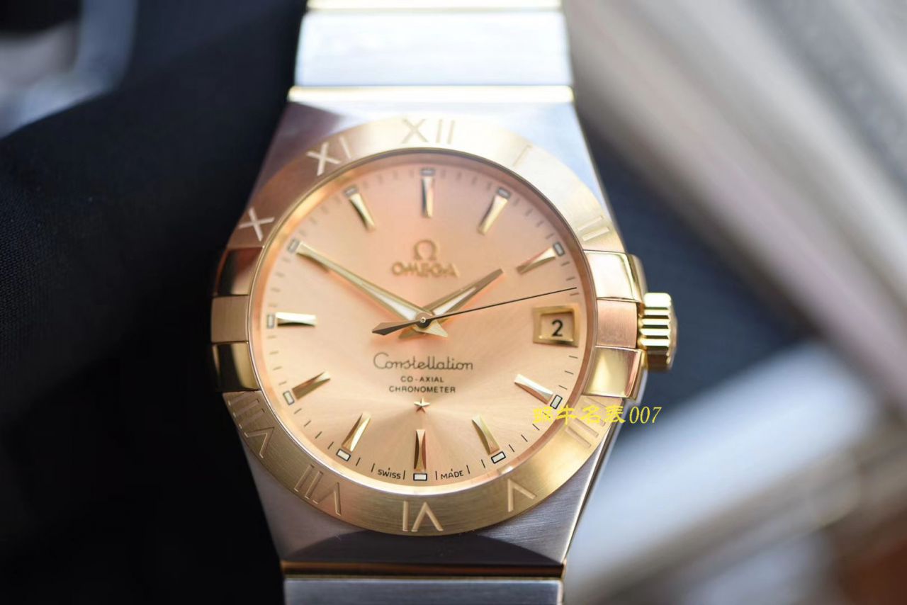  Video analysis VS Factory 超A高仿OMEGAOMEGA Constellation 38毫米123.20.38.21.08.001 wrist watch  / M606VS