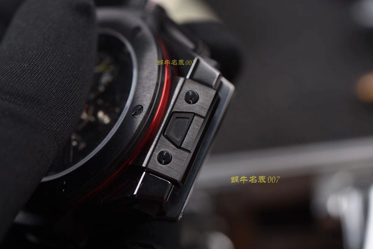视频讲解V6 Factory 复刻 hublot 法拉利Hublot Big Bang Ferrari Ceramic F11系列401.CX.0123.VR wrist watch  / YB062V6