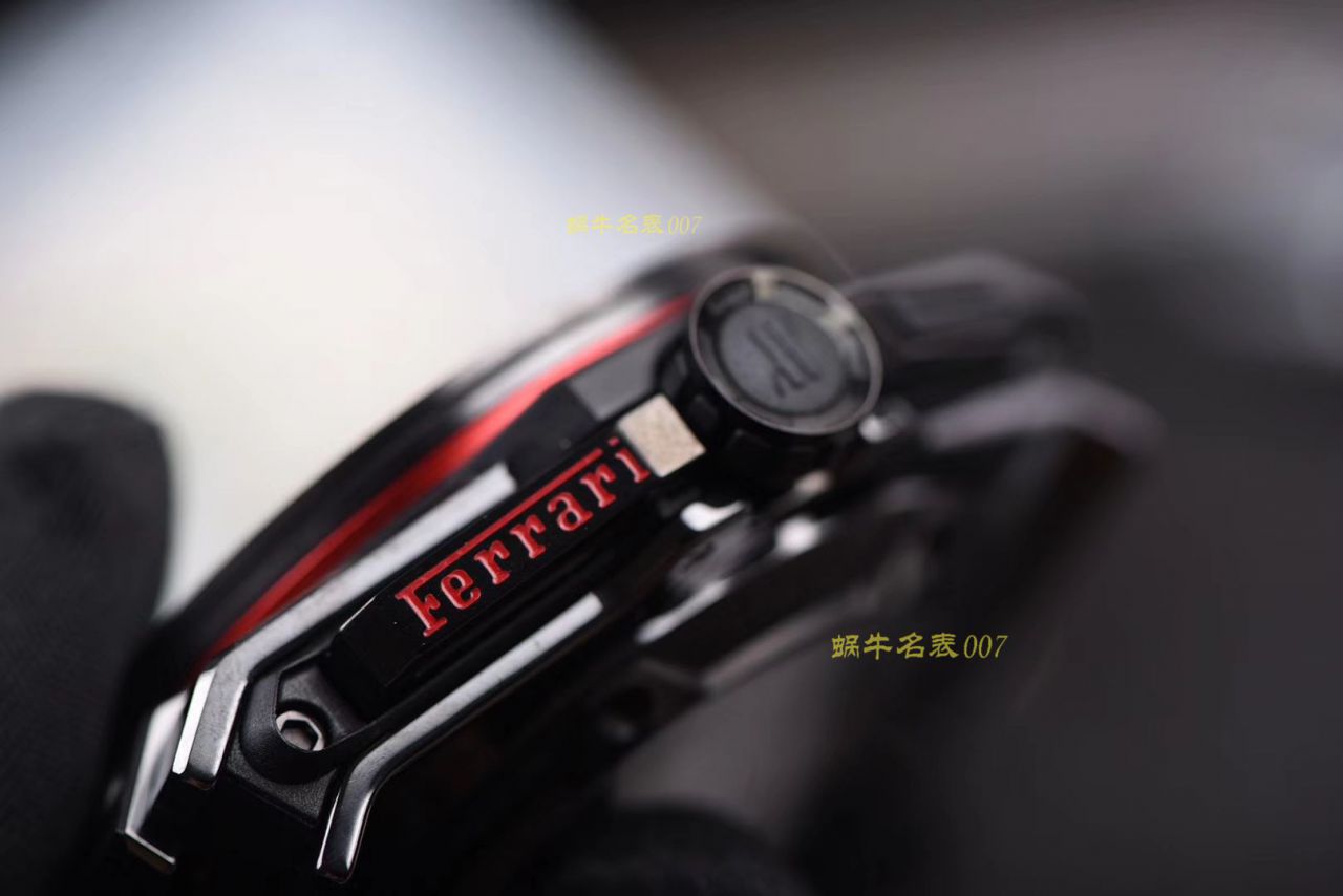 视频讲解V6 Factory 复刻 hublot 法拉利Hublot Big Bang Ferrari Ceramic F11系列401.CX.0123.VR wrist watch  / YB062V6