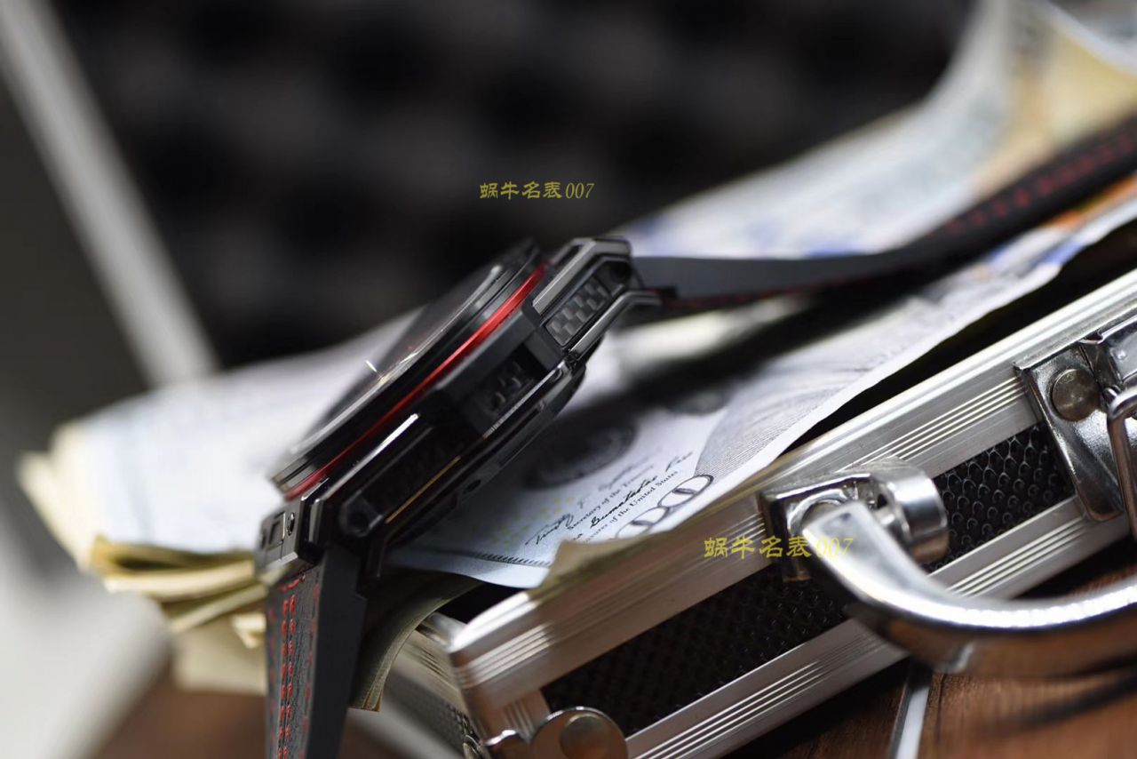 视频讲解V6 Factory 复刻 hublot 法拉利Hublot Big Bang Ferrari Ceramic F11系列401.CX.0123.VR wrist watch  / YB062V6