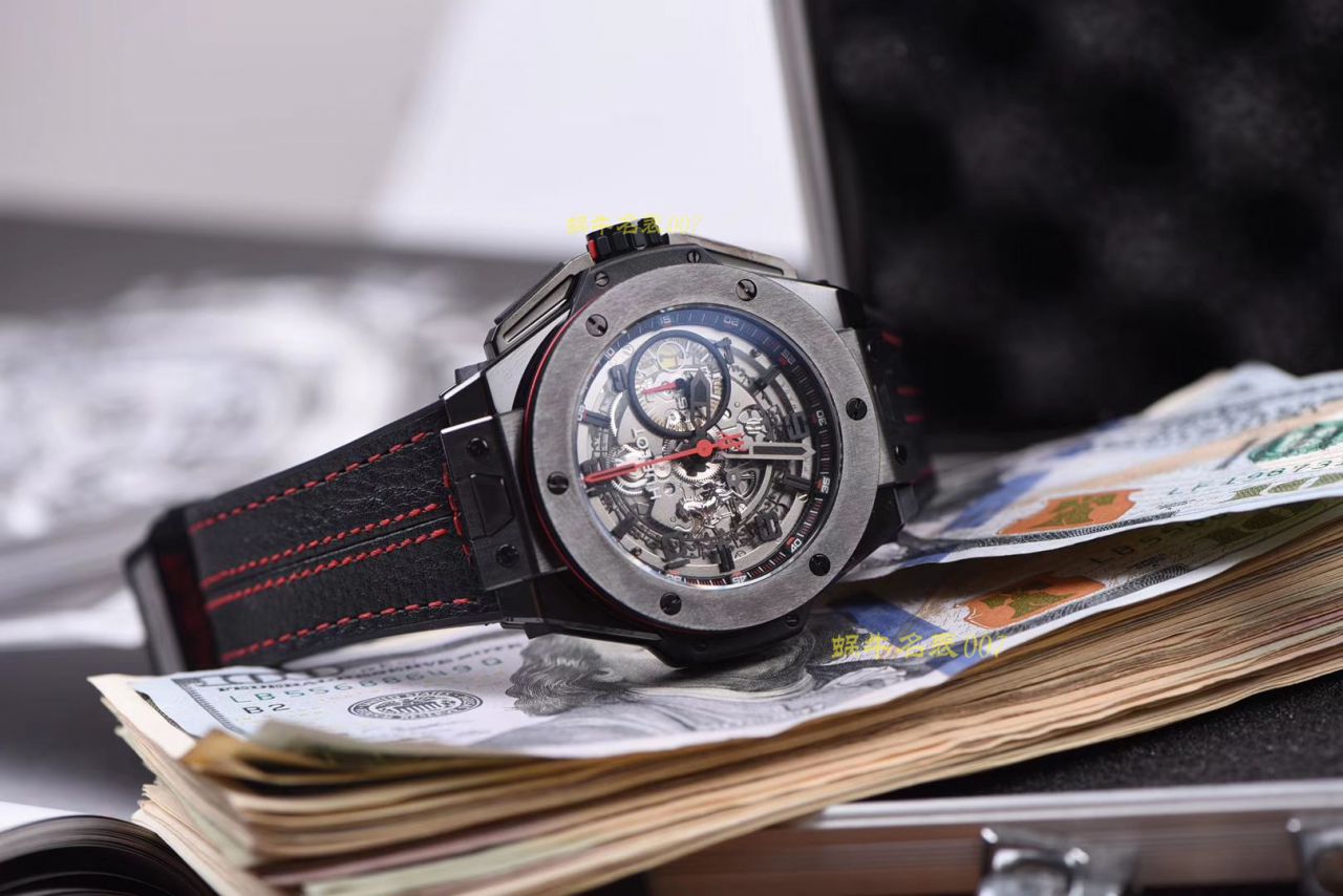 视频讲解V6 Factory 复刻 hublot 法拉利Hublot Big Bang Ferrari Ceramic F11系列401.CX.0123.VR wrist watch  / YB062V6