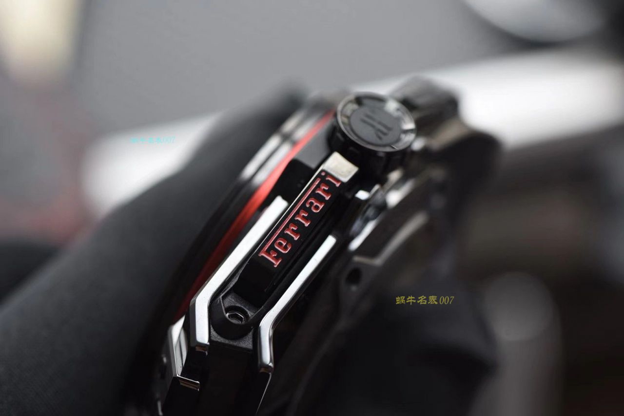 视频讲解V6 Factory 复刻 hublot 法拉利Hublot Big Bang Ferrari Ceramic F11系列401.CX.0123.VR wrist watch  / YB062V6