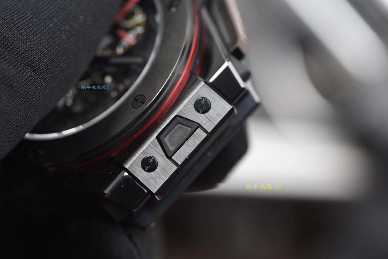 视频讲解V6 Factory 复刻 hublot 法拉利Hublot Big Bang Ferrari Ceramic F11系列401.CX.0123.VR wrist watch  / YB062V6