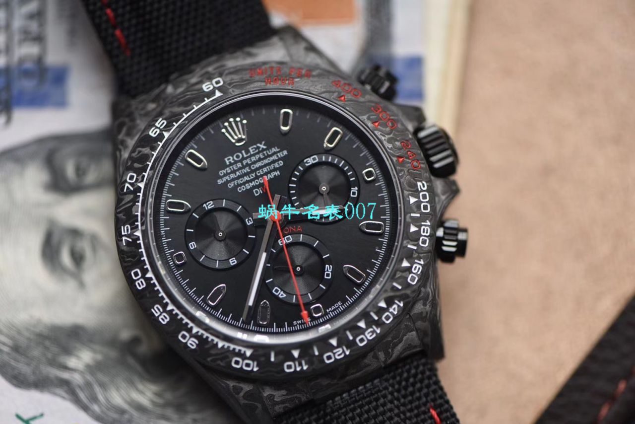 WWF Factory 超A复刻最新升级版Rolex Rolex  carbon fiber  Ditongna Diw团队改造版 / R533