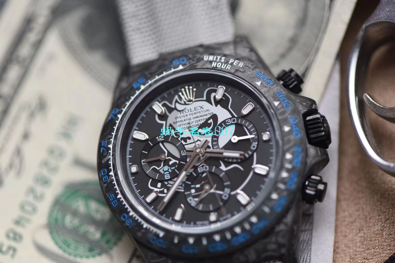 WWF Factory 超A复刻最新升级版Rolex Rolex  carbon fiber  Ditongna Diw团队改造版 / R533