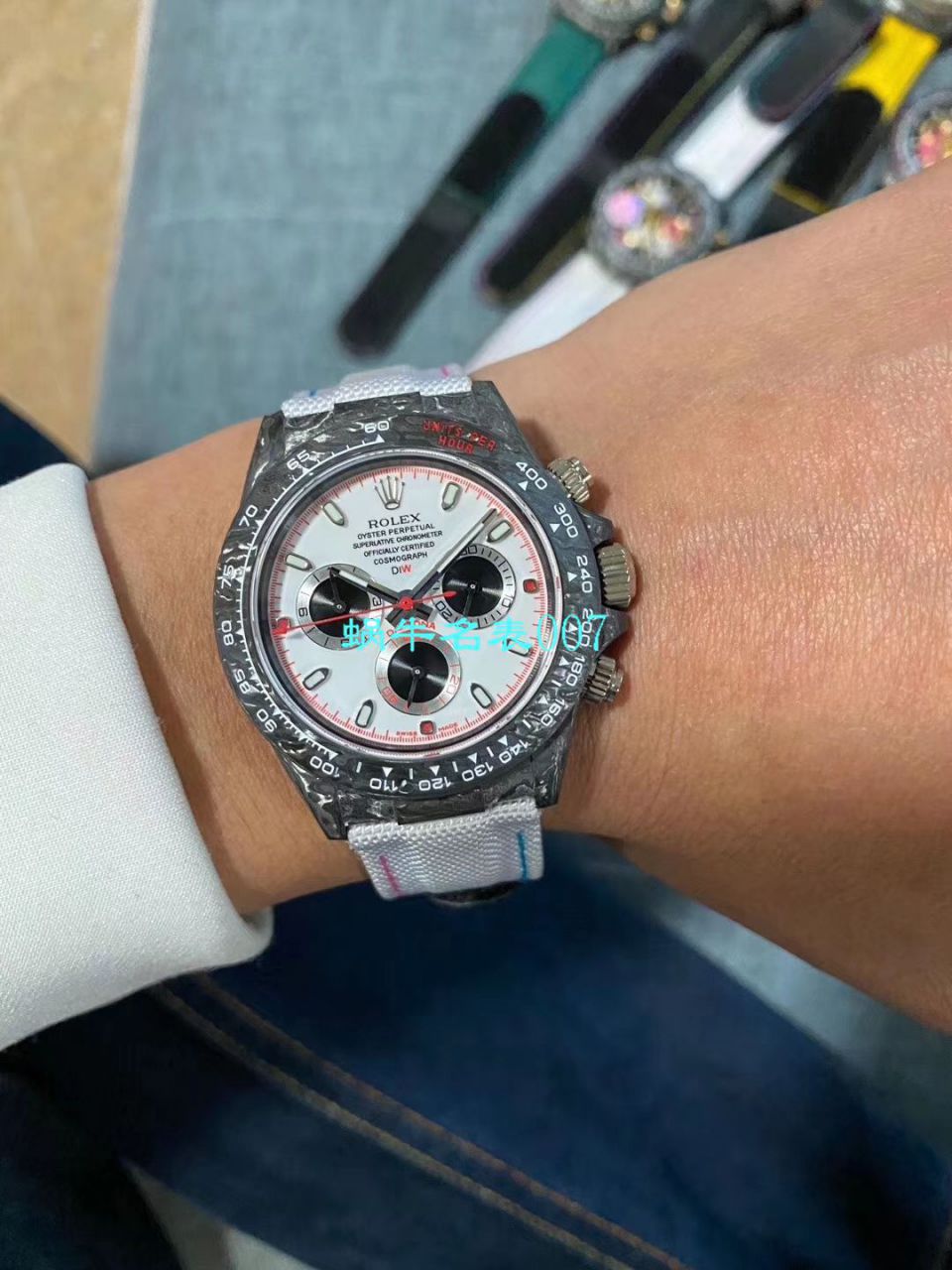 WWF Factory 超A复刻最新升级版Rolex Rolex  carbon fiber  Ditongna Diw团队改造版 / R533