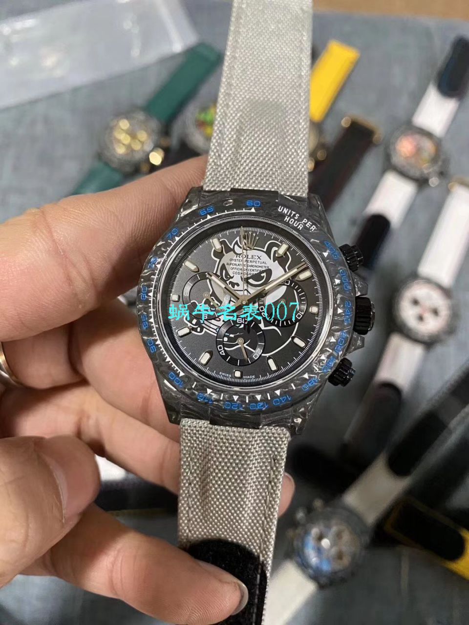 WWF Factory 超A复刻最新升级版Rolex Rolex  carbon fiber  Ditongna Diw团队改造版 / R533