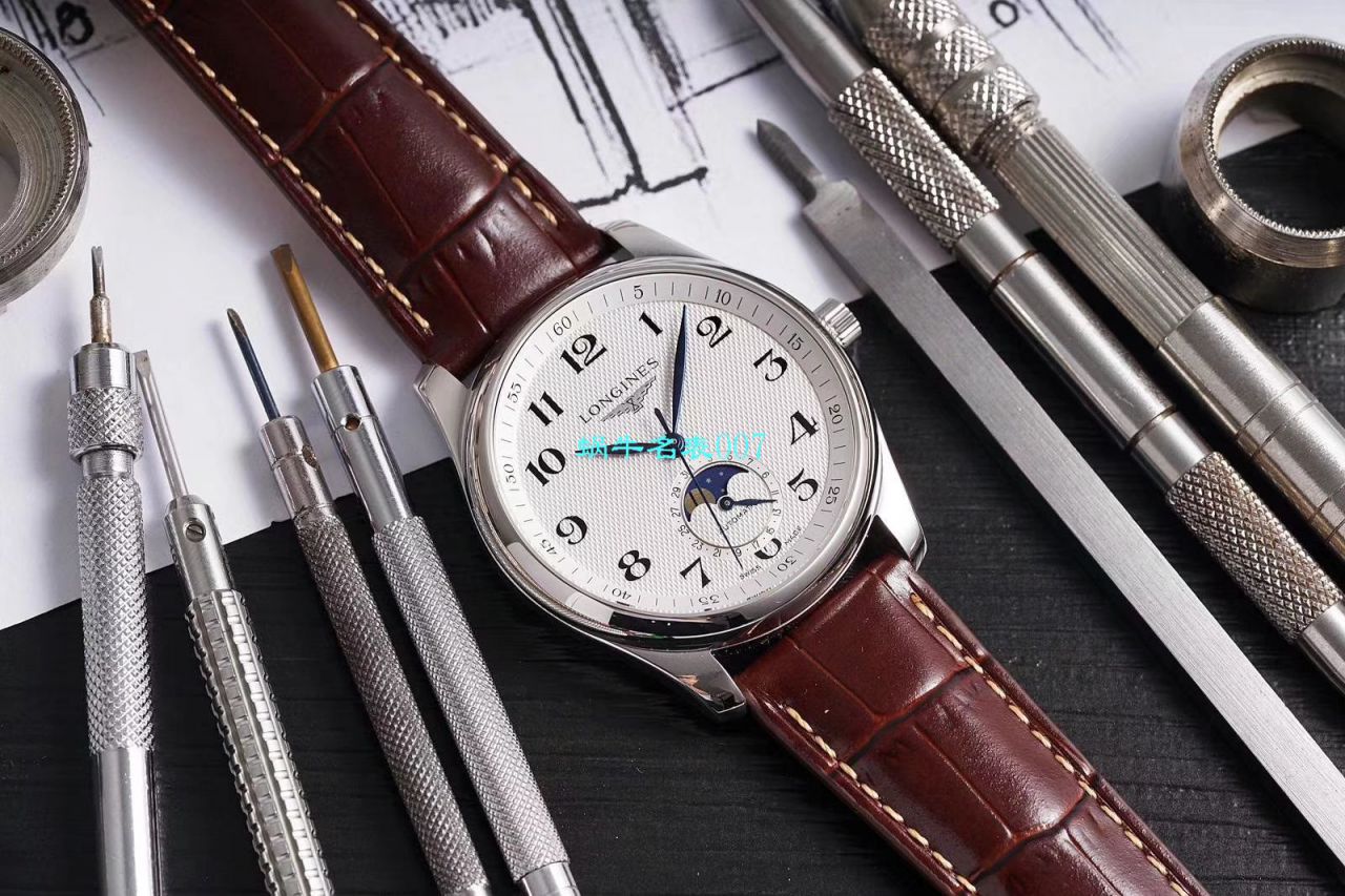 GS Factory  top 复刻高仿 Longines 名匠L2.909.4.78.3月相 wrist watch  / L163