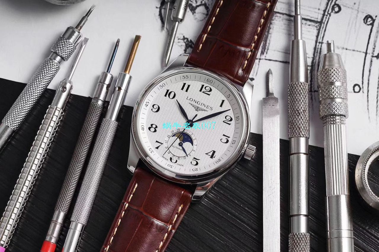 GS Factory  top 复刻高仿 Longines 名匠L2.909.4.78.3月相 wrist watch  / L163