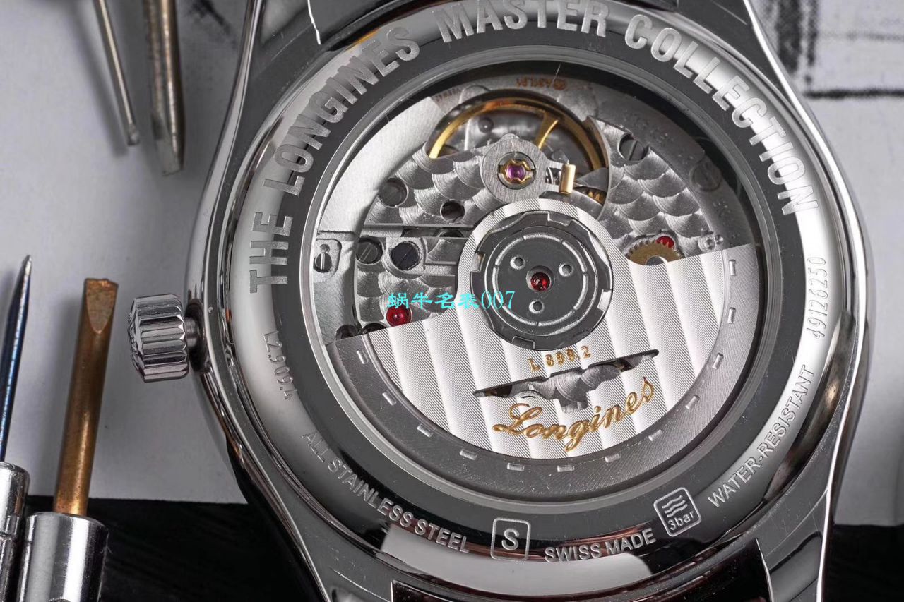 GS Factory  top 复刻高仿 Longines 名匠L2.909.4.78.3月相 wrist watch  / L163
