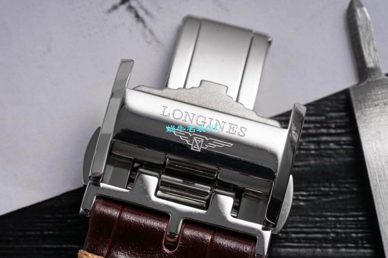 GS Factory  top 复刻高仿 Longines 名匠L2.909.4.78.3月相 wrist watch  / L163