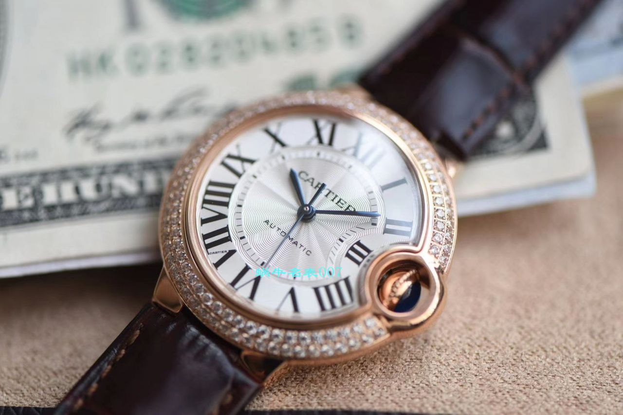 V6 Factory  top 复刻高仿女表 Cartier  蓝气球33毫米系列WE902036 wrist watch  / K265