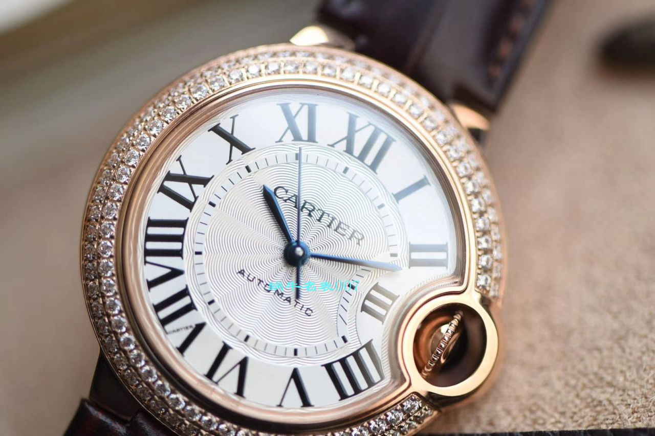 V6 Factory  top 复刻高仿女表 Cartier  蓝气球33毫米系列WE902036 wrist watch  / K265
