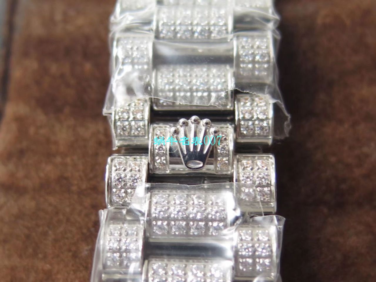 TW Factory 超A高仿 Rolex 帝皇版最豪Day date II系列 Day-Date 型密镶钻特别款 wrist watch  / R355