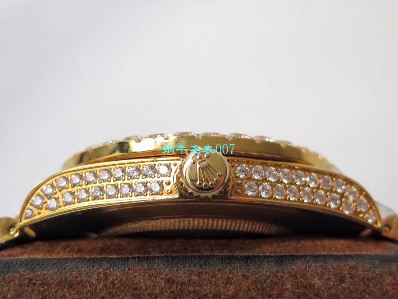TW Factory 超A高仿 Rolex 帝皇版最豪Day date II系列 Day-Date 型密镶钻特别款 wrist watch  / R355