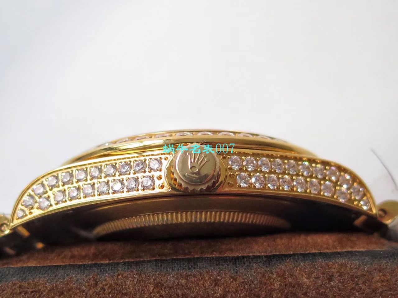 TW Factory 超A高仿 Rolex 帝皇版最豪Day date II系列 Day-Date 型密镶钻特别款 wrist watch  / R355