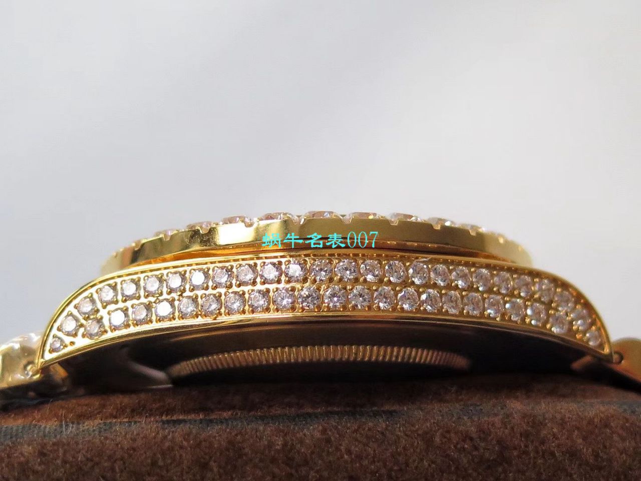 TW Factory 超A高仿 Rolex 帝皇版最豪Day date II系列 Day-Date 型密镶钻特别款 wrist watch  / R355