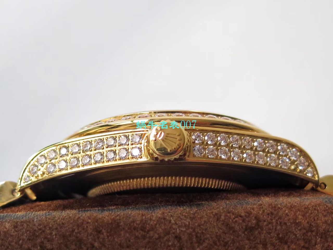 TW Factory 超A高仿 Rolex 帝皇版最豪Day date II系列 Day-Date 型密镶钻特别款 wrist watch  / R355