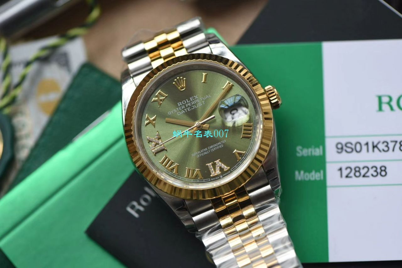  Video analysis EW Factory  top 复刻高仿 Rolex   Datejust 36毫米m126233-0025 wrist watch  / R356