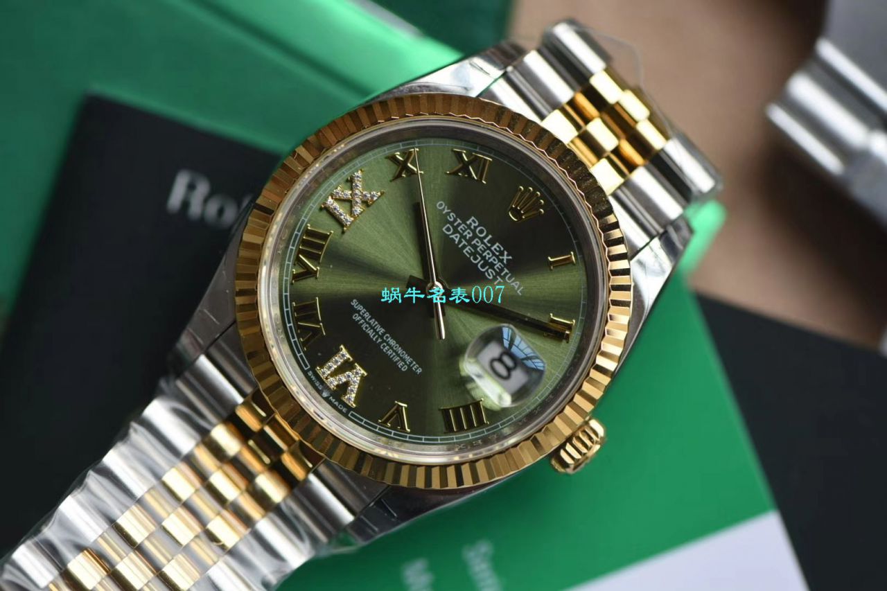  Video analysis EW Factory  top 复刻高仿 Rolex   Datejust 36毫米m126233-0025 wrist watch  / R356