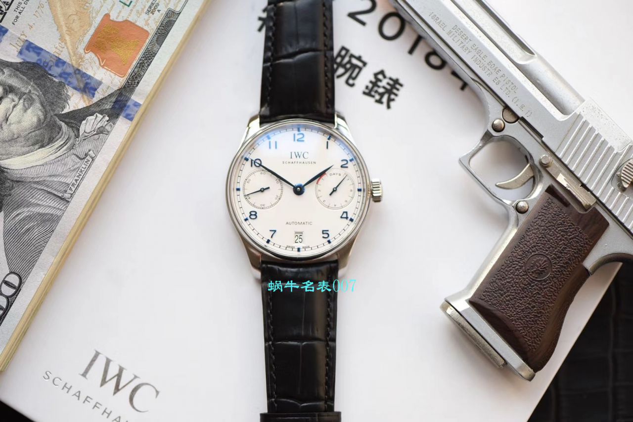  Video analysis ZF Factory  top 复刻高仿IWC IWC 葡七V5最高版本IW500705 wrist watch  / WG517