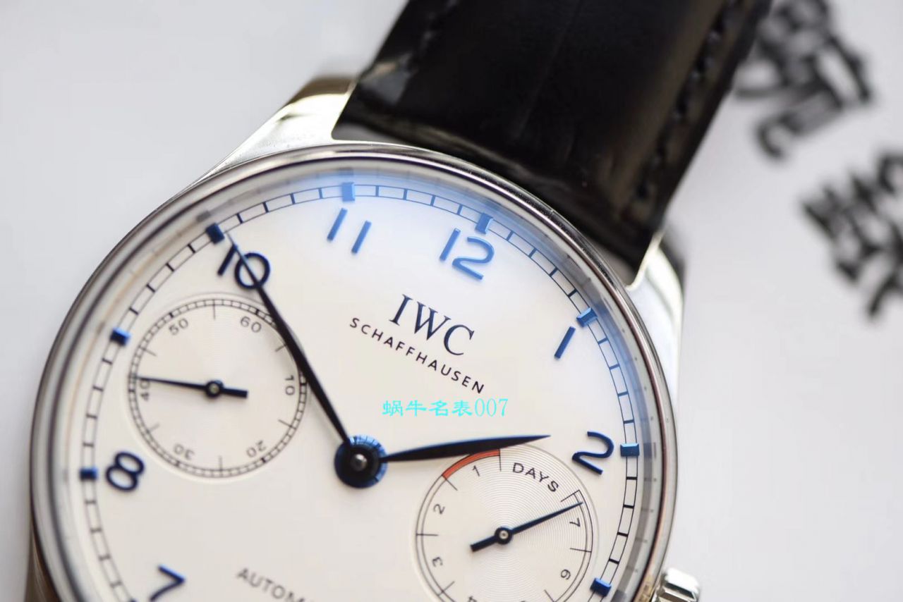  Video analysis ZF Factory  top 复刻高仿IWC IWC 葡七V5最高版本IW500705 wrist watch  / WG517
