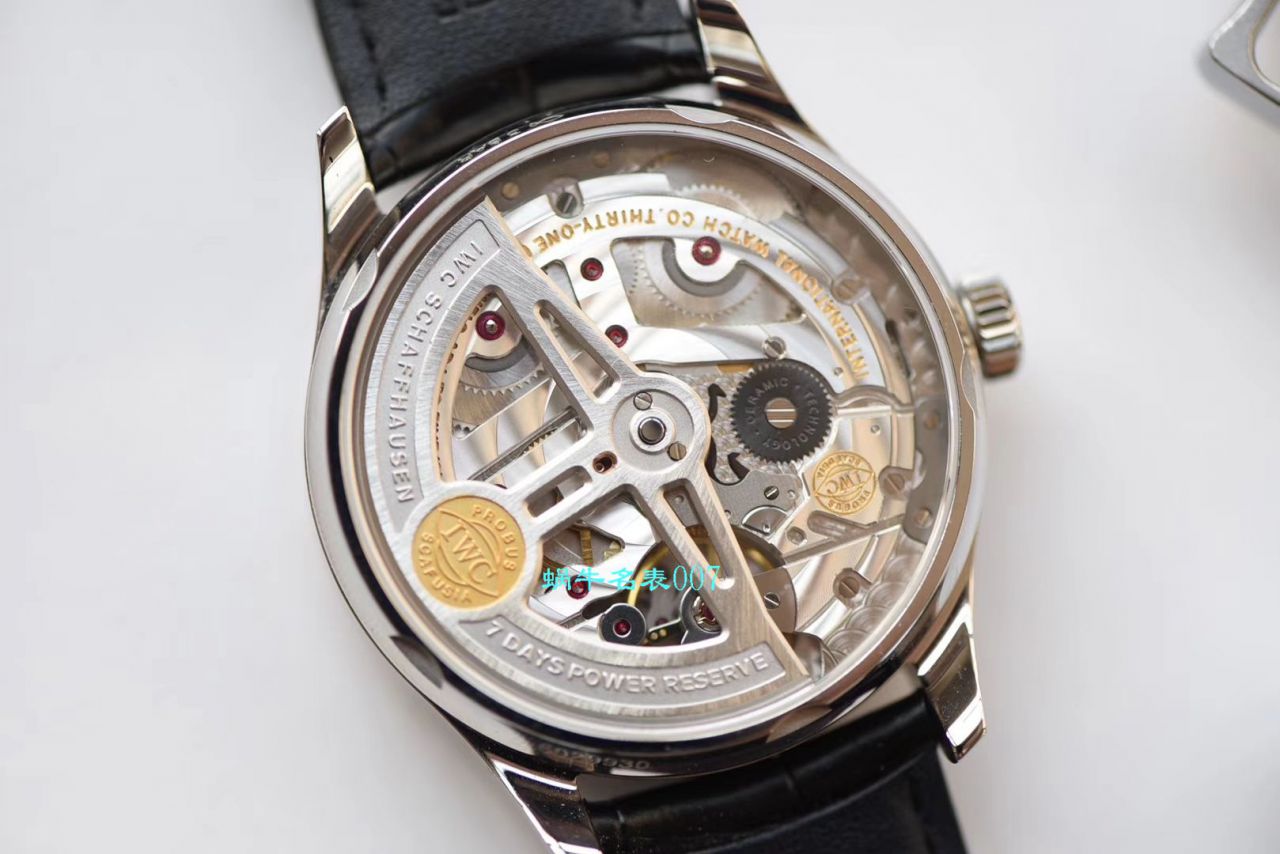  Video analysis ZF Factory  top 复刻高仿IWC IWC 葡七V5最高版本IW500705 wrist watch  / WG517