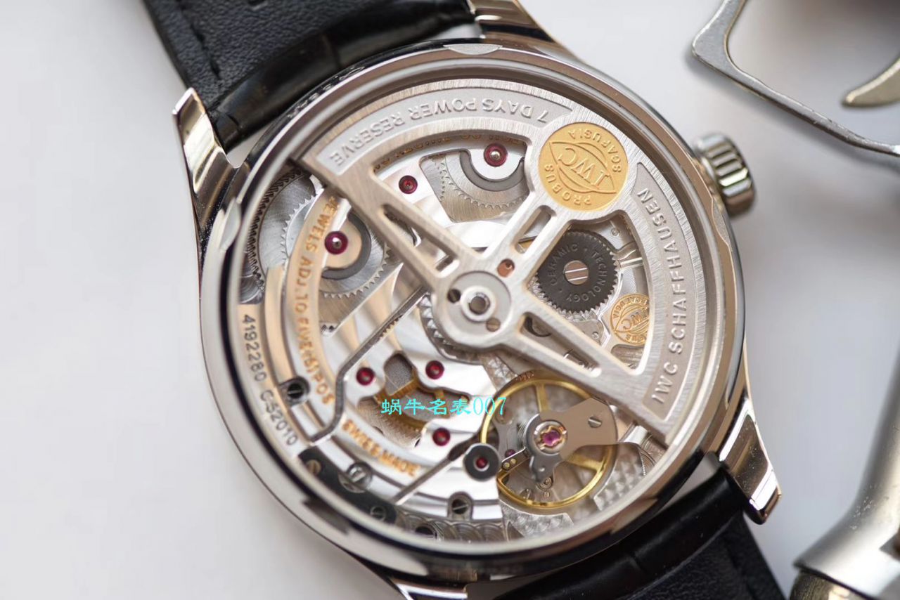  Video analysis ZF Factory  top 复刻高仿IWC IWC 葡七V5最高版本IW500705 wrist watch  / WG517