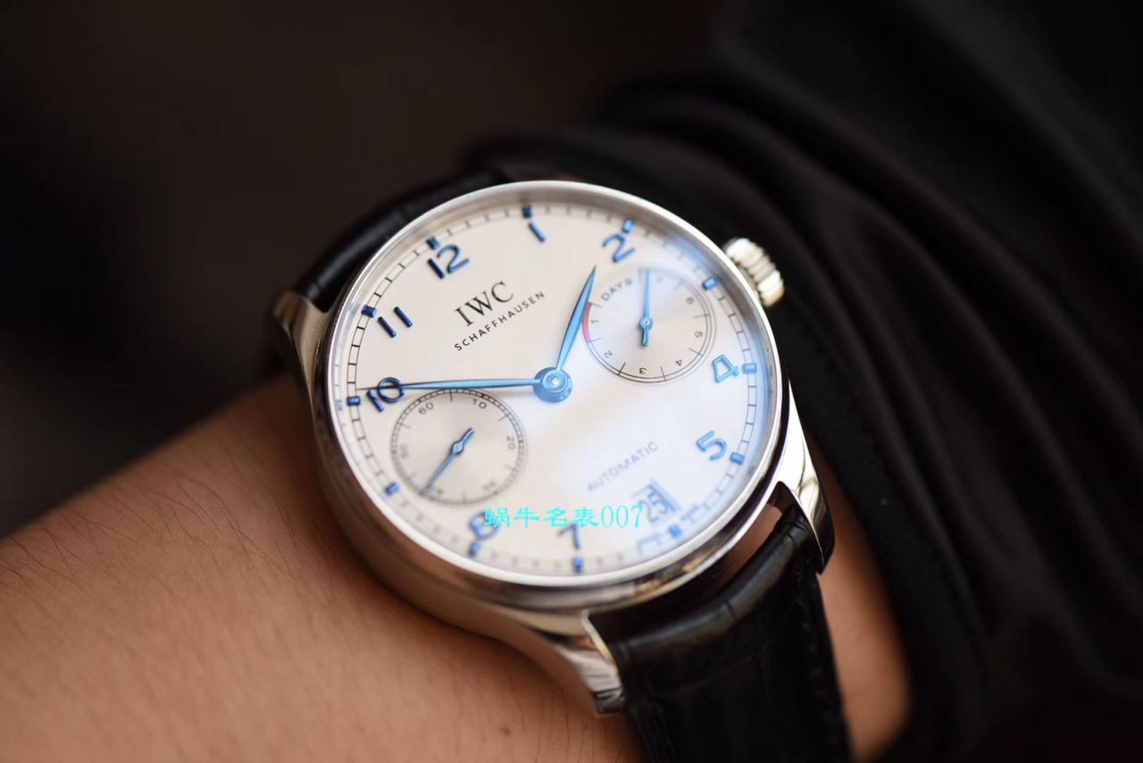  Video analysis ZF Factory  top 复刻高仿IWC IWC 葡七V5最高版本IW500705 wrist watch  / WG517