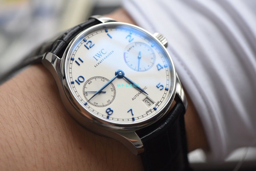 Video analysis ZF Factory  top 复刻高仿IWC IWC 葡七V5最高版本IW500705 wrist watch  / WG517