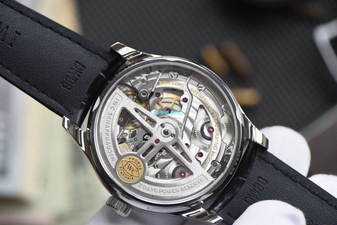  Video analysis ZF Factory  top 复刻高仿IWC IWC 葡七V5最高版本IW500705 wrist watch  / WG517