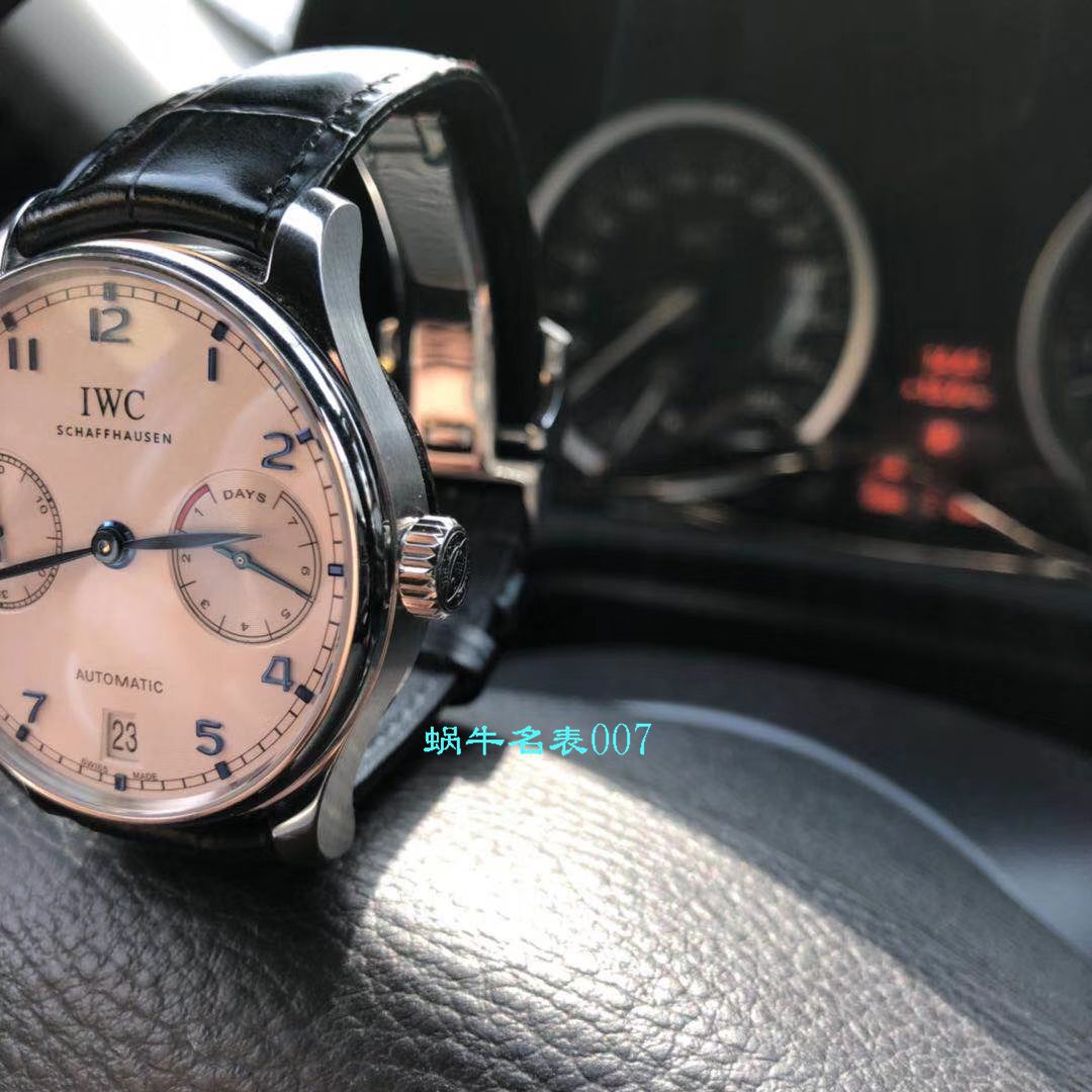  Video analysis ZF Factory  top 复刻高仿IWC IWC 葡七V5最高版本IW500705 wrist watch  / WG517