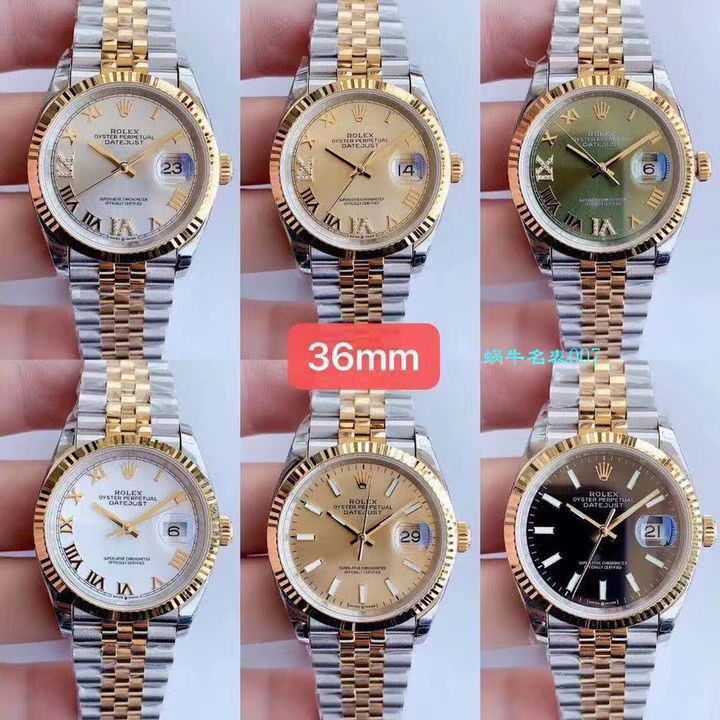  Video analysis EW Factory  top 复刻高仿 Rolex   Datejust 36毫米m126233-0025 wrist watch  / R356