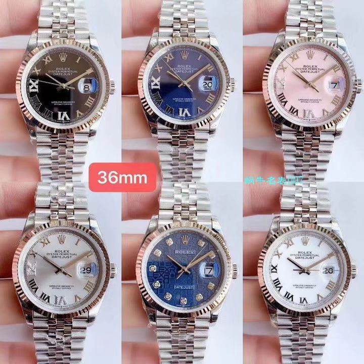  Video analysis EW Factory  top 复刻高仿 Rolex   Datejust 36毫米m126233-0025 wrist watch  / R356